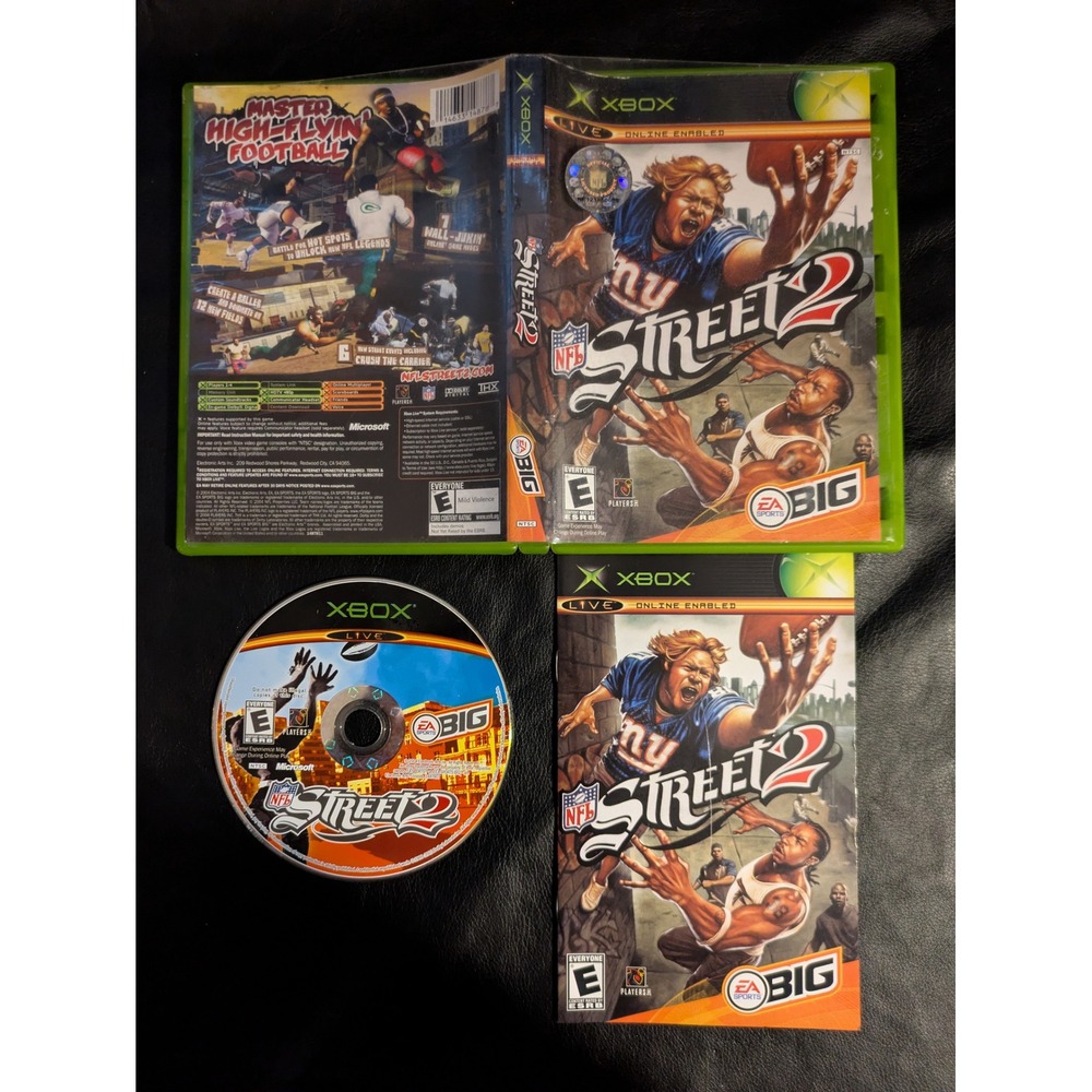 NFL Street 2 Microsoft Xbox Original EA Sports BIG Football Game CIB Complete